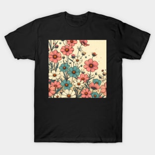 Cosmos Flowers T-Shirt